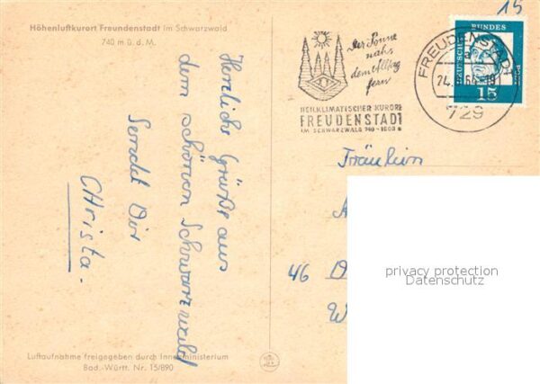 Freudenstadt Fliegeraufnahme – Bild 2