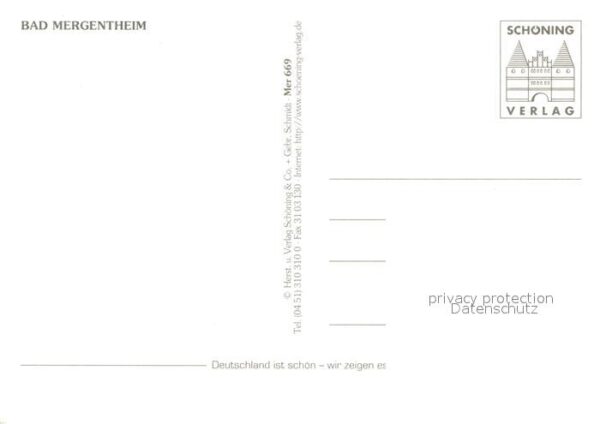 Bad Mergentheim Stadtansichten Springbrunnen Parkanlage – Bild 2