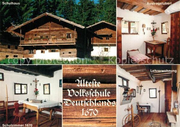 Tittling Museumsdorf Schulhaus Schulzimmer 1670