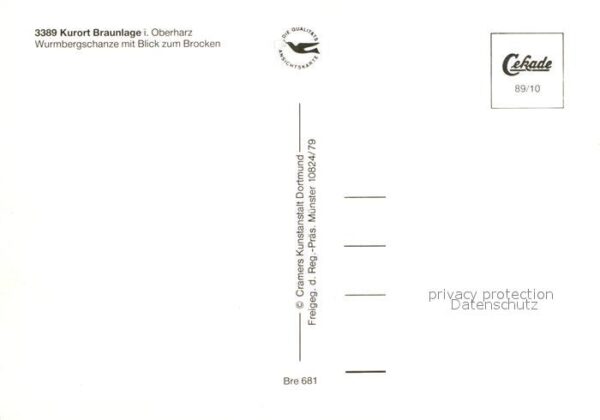 Braunlage Wurmbergschanze Blick zum Brocken – Bild 2