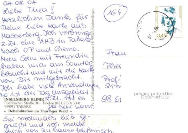 Tabarz Fliegeraufnahme Inselsberg Klinik – Bild 2