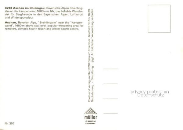 Aschau Chiemgau Kampenwand Steinlingalm – Bild 2