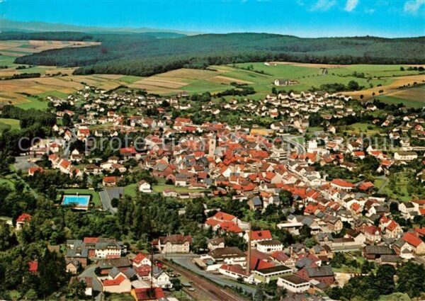 Neukirchen Knuellgebirge Fliegeraufnahme