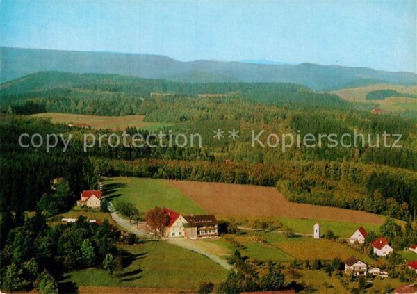 Tromm Odenwald Fliegeraufnahme Gasthof Pension zur Sch