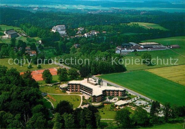 Salzhausen Bad Haus am  Landgrafenteich Fliegeraufnahm
