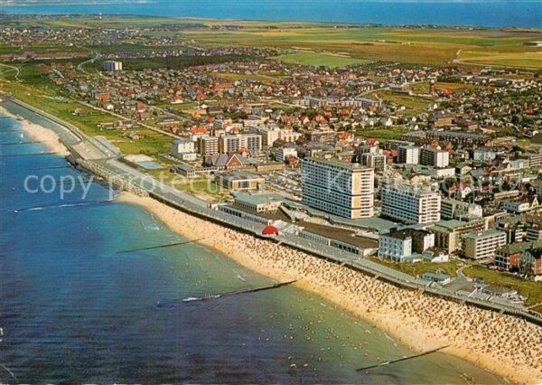 Westerland Sylt Kurzentrum Fliegeraufnahme