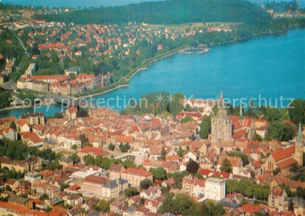 Konstanz Bodensee Fliegeraufnahme