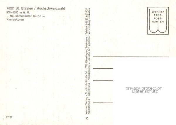 St Blasien Fliegeraufnahme – Bild 2