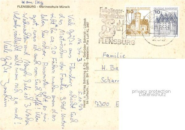 Flensburg Fliegeraufnahme Marineschule Mürwik – Bild 2