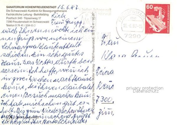 Freudenstadt Sanatorium Hohenfreudenstadt – Bild 2