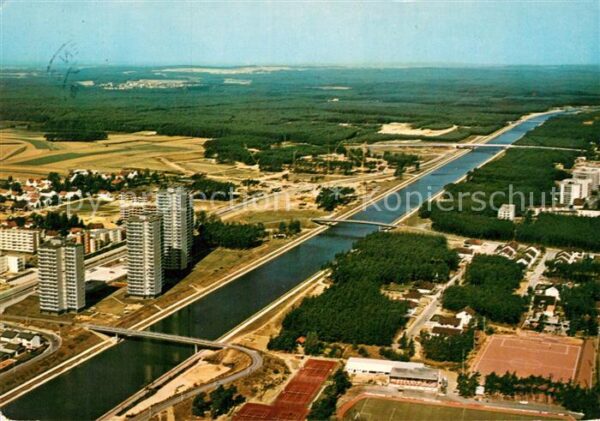 Erlangen Fliegeraufnahme Europakanal