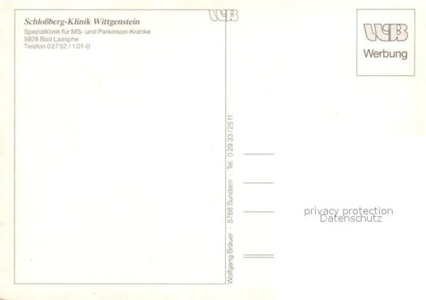 Bad Laasphe Schlossberg Klinik Wittgenstein – Bild 2