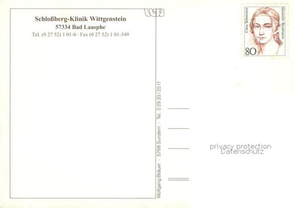 Bad Laasphe Schlossberg Klinik Wittgenstein – Bild 2