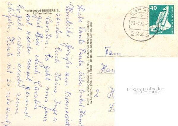 Bensersiel Fliegeraufnahme – Bild 2