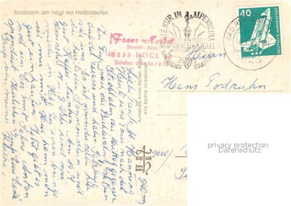 Bad Reichenhall Stroblalm Högl Hochstaufen – Bild 2