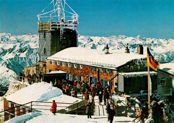 Zugspitze Münchnerhaus Wetterwarte Aussichtsterra