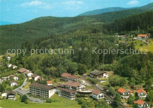 Bodenmais Fliegeraufnahme Hotel Waldesruh Cafe