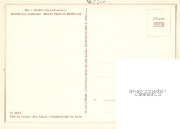 Bonn Rhein Beethovens Geburtshaus – Bild 2