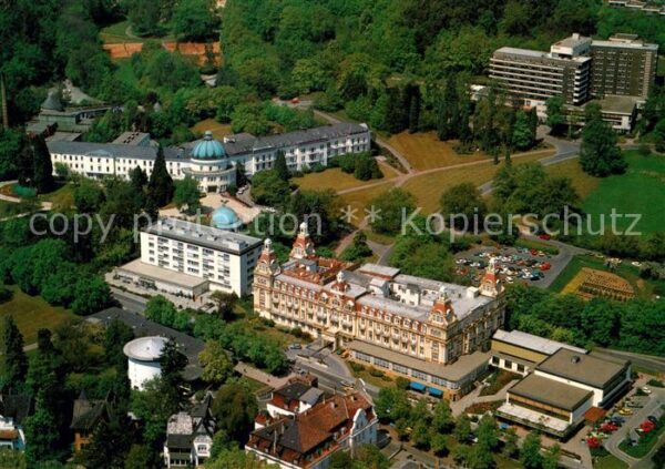 Bad Wildungen Fliegeraufnahme Fürstenhof Badehotel