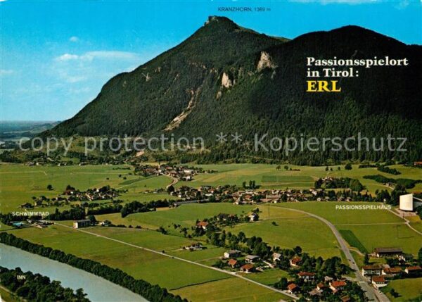 Erl Tirol Fliegeraufnahme Passionsspielhaus