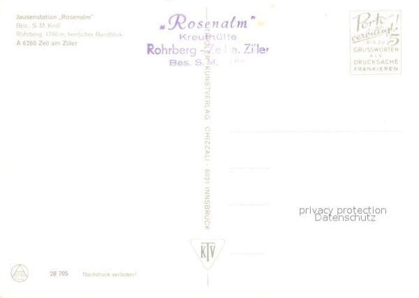 Zell Ziller Tirol Jausenstation Rosenalm – Bild 2