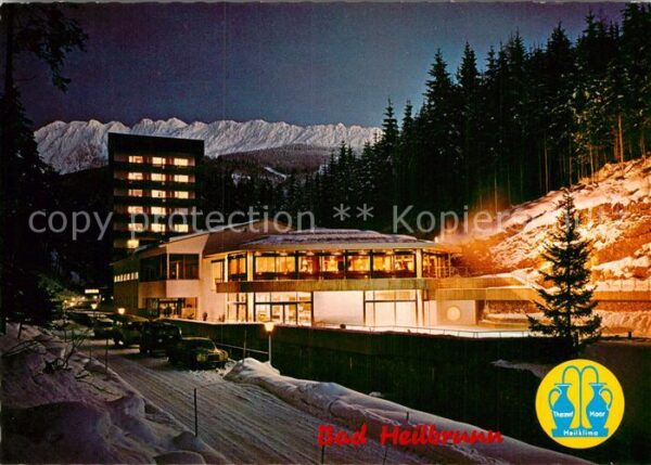 Bad Heilbrunn Thermal Römerquelle Nacht