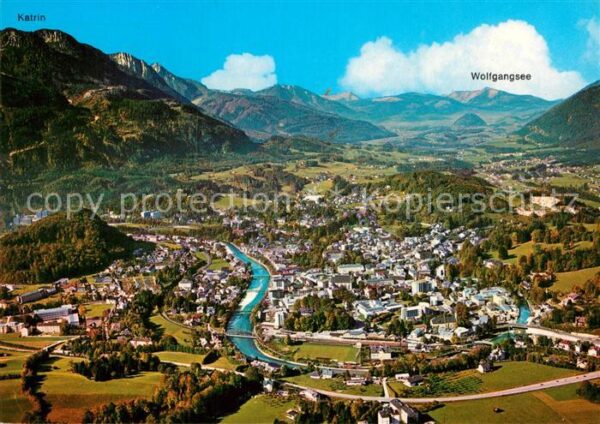 Bad Ischl Salzkammergut Fliegeraufnahme