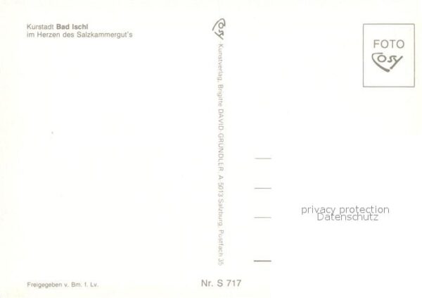 Bad Ischl Salzkammergut Fliegeraufnahme – Bild 2