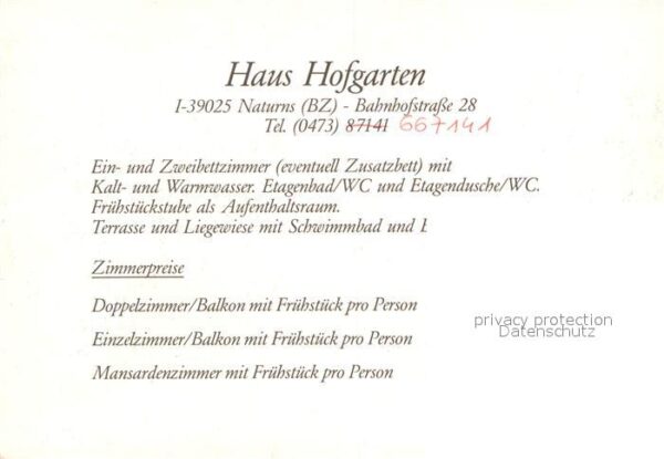 Naturns Haus Hofgarten – Bild 2