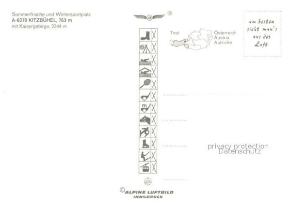 Kitzbuehel Tirol Fliegeraufnahme Kaisergebirge – Bild 2