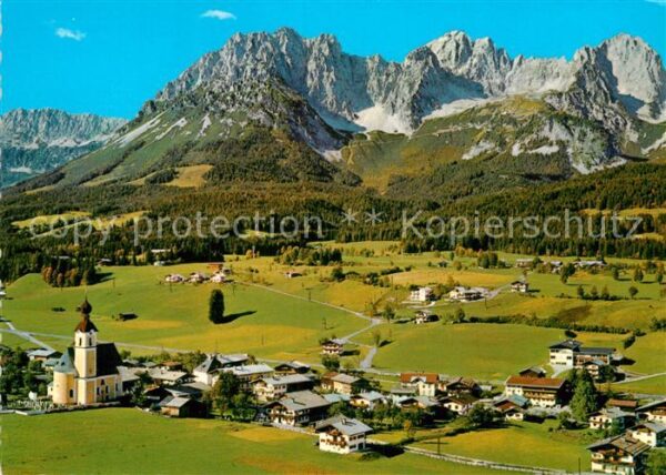 Going Wilden Kaiser Tirol Fliegeraufnahme