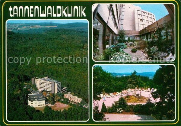 Bad Schwalbach Tannenwaldklinik Fliegeraufnahme