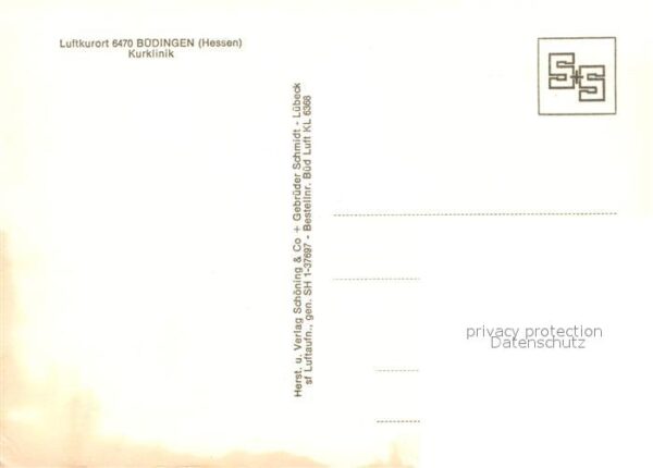 Buedingen Hessen Fliegeraufnahme Kurklinik – Bild 2