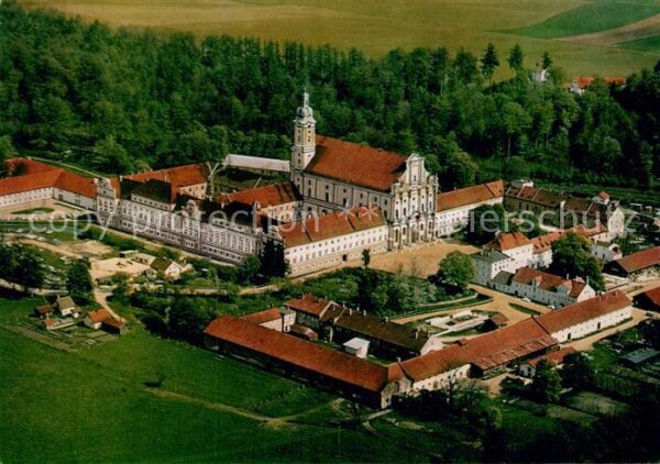 Fuerstenfeldbruck Fliegeraufnahme Kloster Fürstenfeld