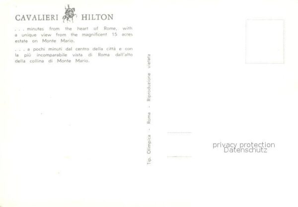 Roma Rom Cavalieri Hilton Monte Mario – Bild 2