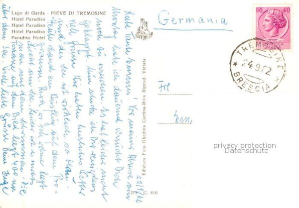 Tremosine Lago di Garda Hotel Paradiso – Bild 2
