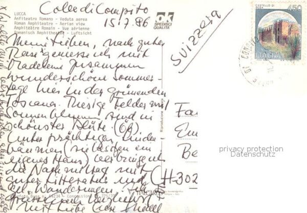 Lucca Fliegeraufnahme Anfiteatro Romano – Bild 2