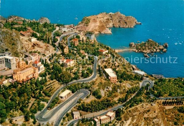 Taormina Sizilien Fliegeraufnahme