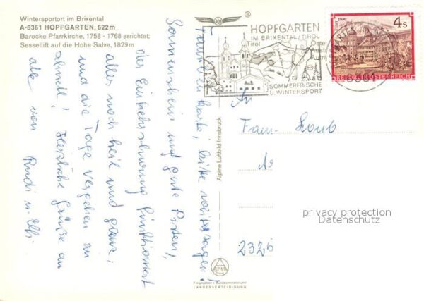 Hopfgarten Brixental Fliegeraufnahme Hohe Salve – Bild 2