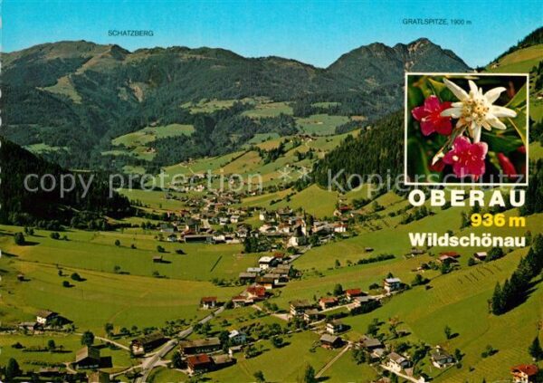 Oberau Tirol Wildschönau Fliegeraufnahme