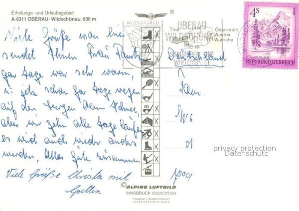 Oberau Tirol Wildschönau Fliegeraufnahme – Bild 2