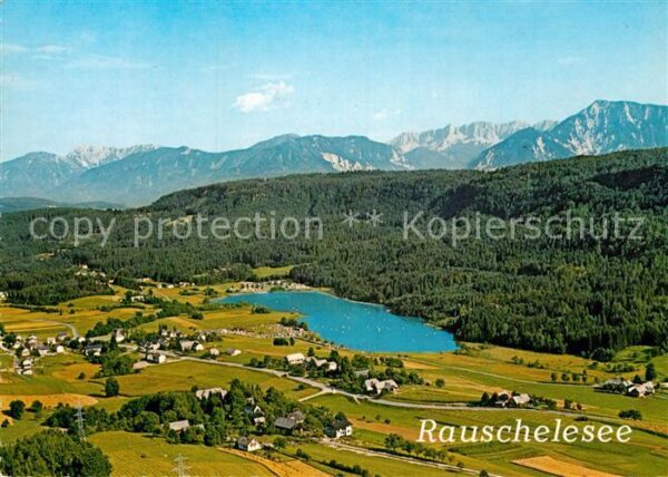 Keutschach See Fliegeraufnahme Rauschelesee
