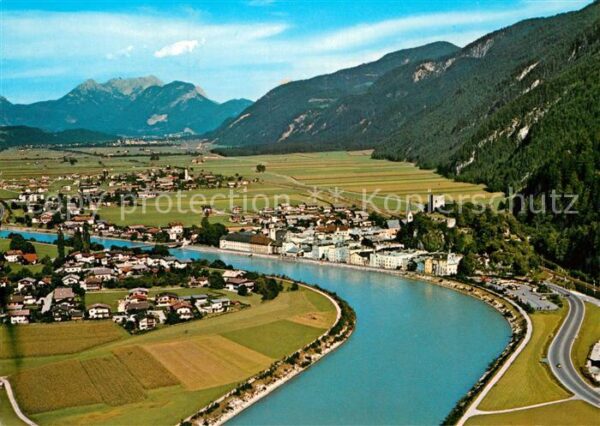 Rattenberg Tirol Fliegeraufnahme Radfeld Kaisergebirge