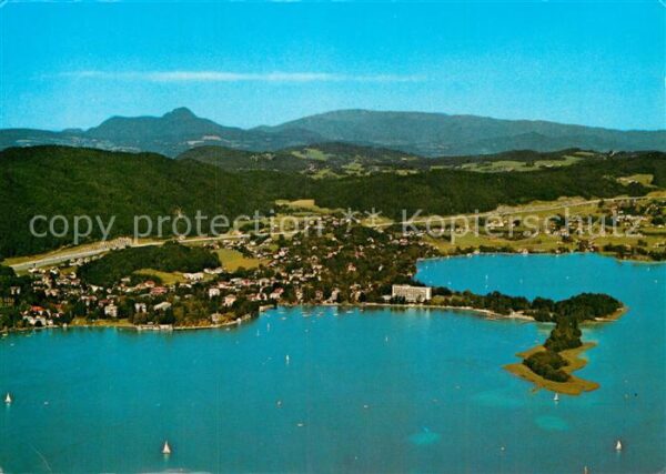 Poertschach Woerthersee Fliegeraufnahme
