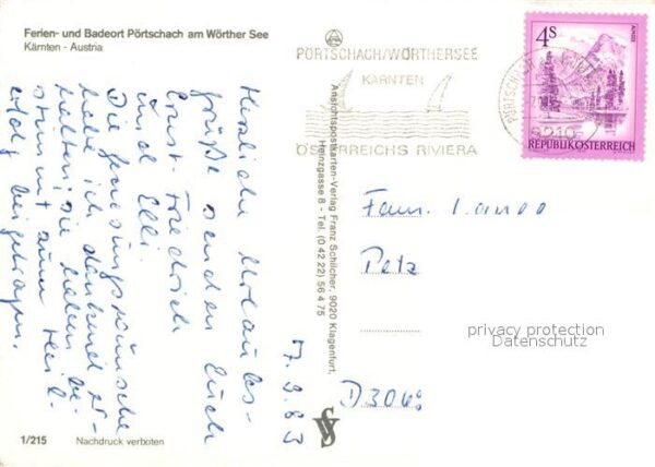 Poertschach Woerthersee Fliegeraufnahme – Bild 2