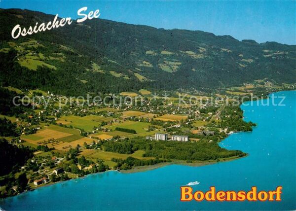 Bodensdorf Ossiacher See Fliegeraufnahme