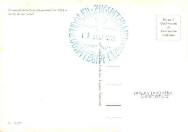 Zugspitze Zugspitzgipfelstation Großrestaurant – Bild 2