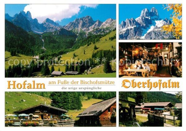 Filzmoos Oberhofalm Bischofsmütze