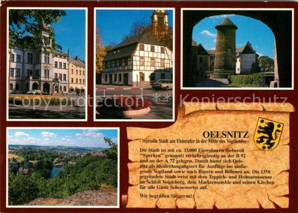 Oelsnitz Vogtland Rathaus Zöphelsches Haus Schloss Voigts