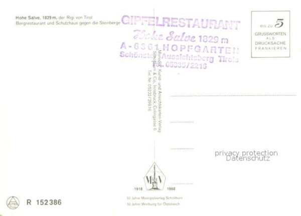 Hopfgarten Brixental Hohe Salve Bergrestaurant Schutzhaus St – Bild 2